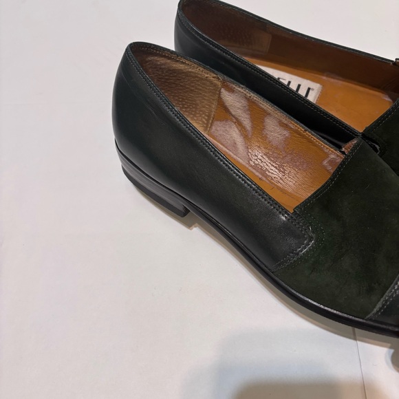 Borelli Women's Green Leather Shoes - Picture 4 of 7